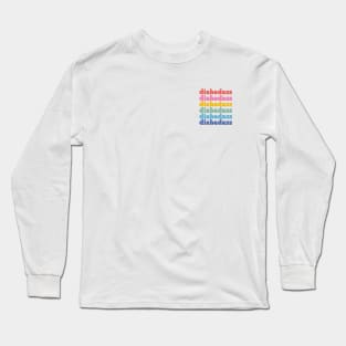 Diabadass Rainbow Repeat Long Sleeve T-Shirt